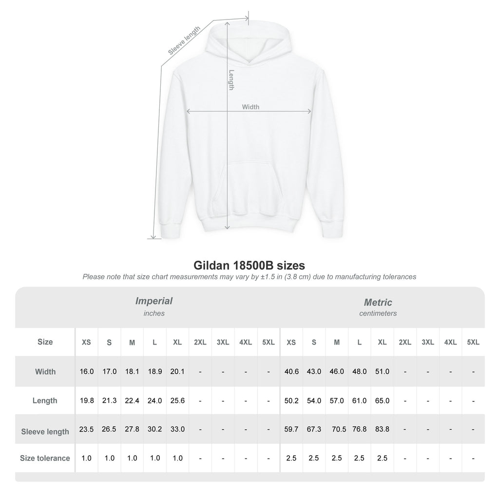 Alohugs Youth Hoodie — "Bold. Confident. Unshaken"
