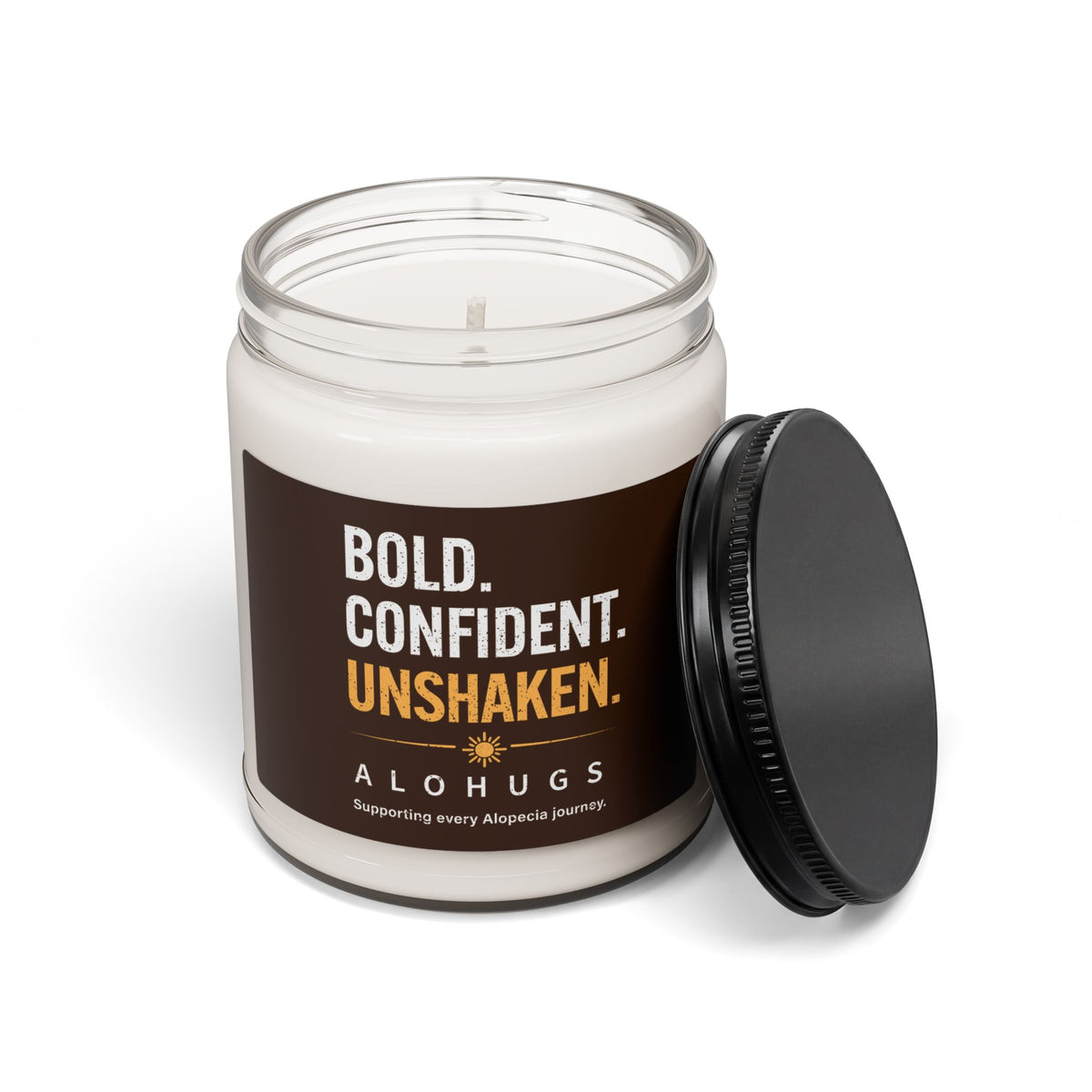 Bold Confident Unshaken Alohugs Scented Soy Candle