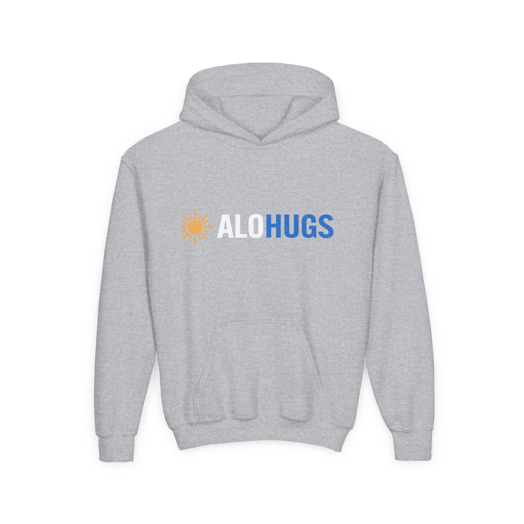 Alohugs Youth Hoodie — "Bold. Confident. Unshaken"