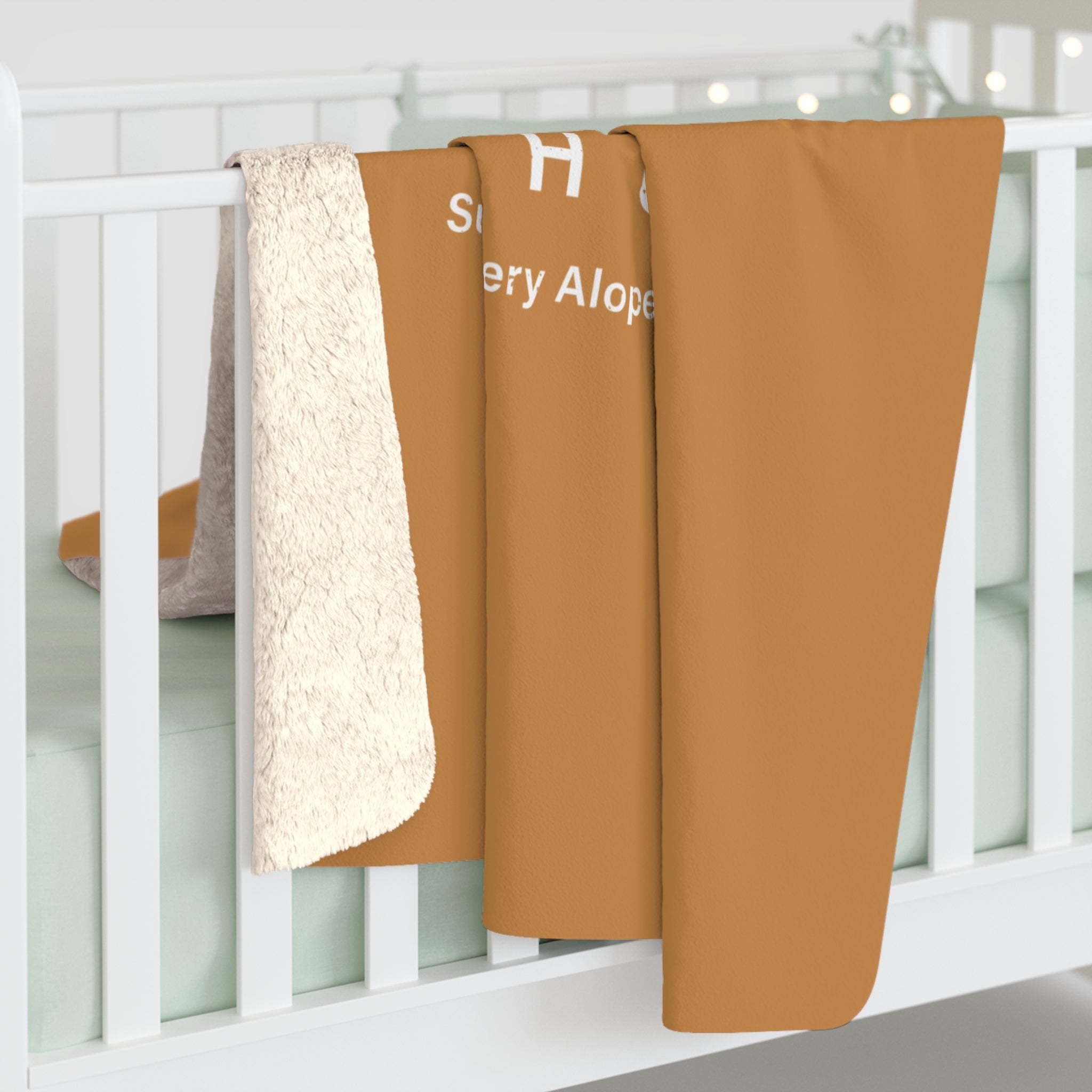 Alohugs Bold. Confident. Unshaken. Blanket - Gold