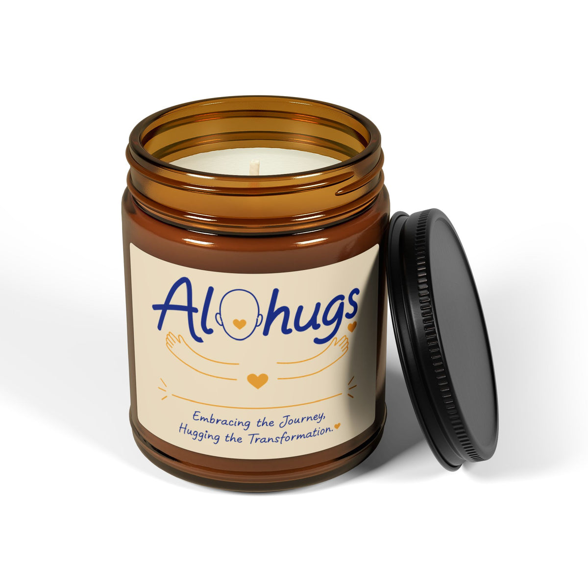 Alohugs Scented Soy Candle – Embracing the Journey, Hugging the Transformation