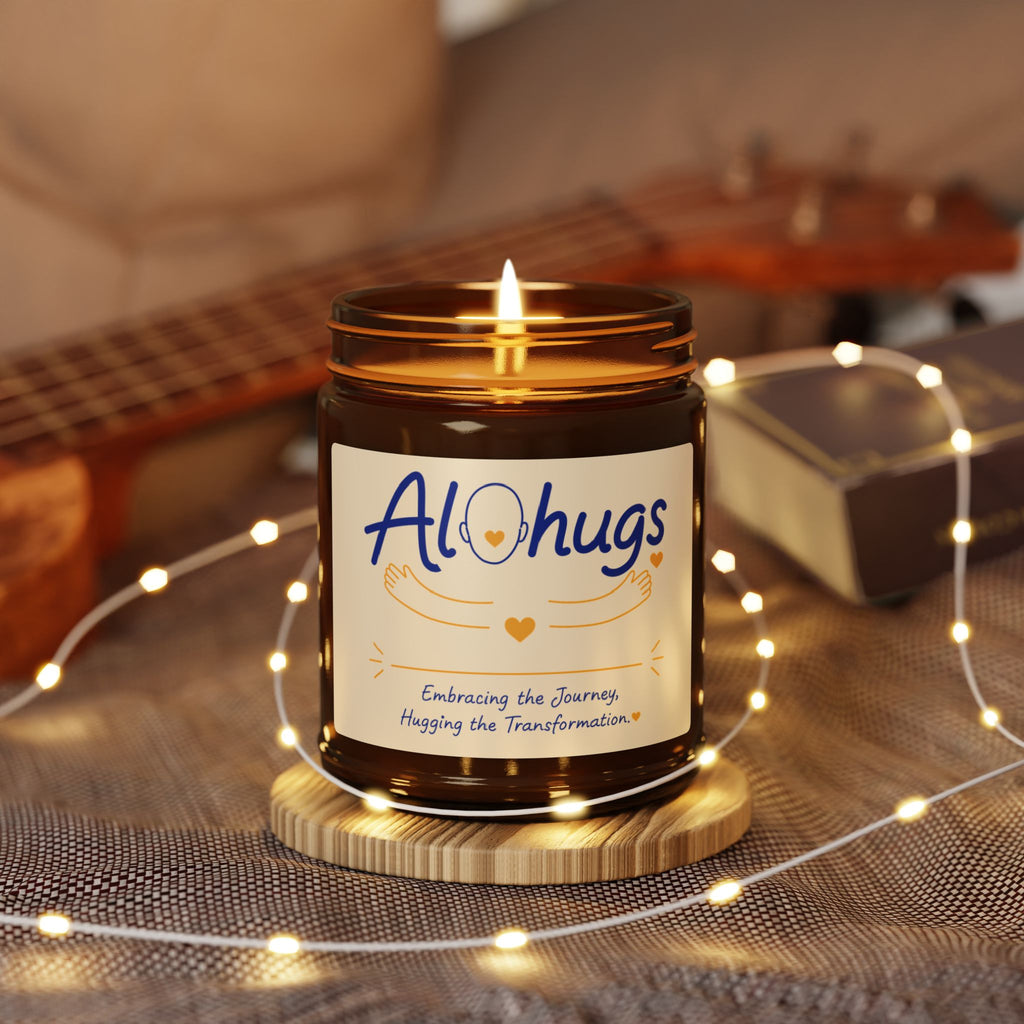 Alohugs Scented Soy Candle – Embracing the Journey, Hugging the Transformation