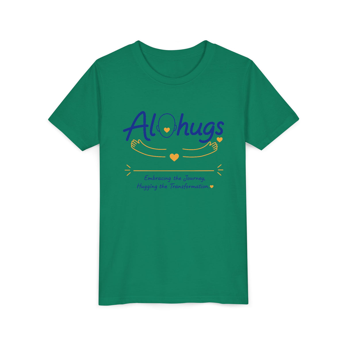 Youth Tee — "Alohugs" Embracing the journey, Hugging the Transformation