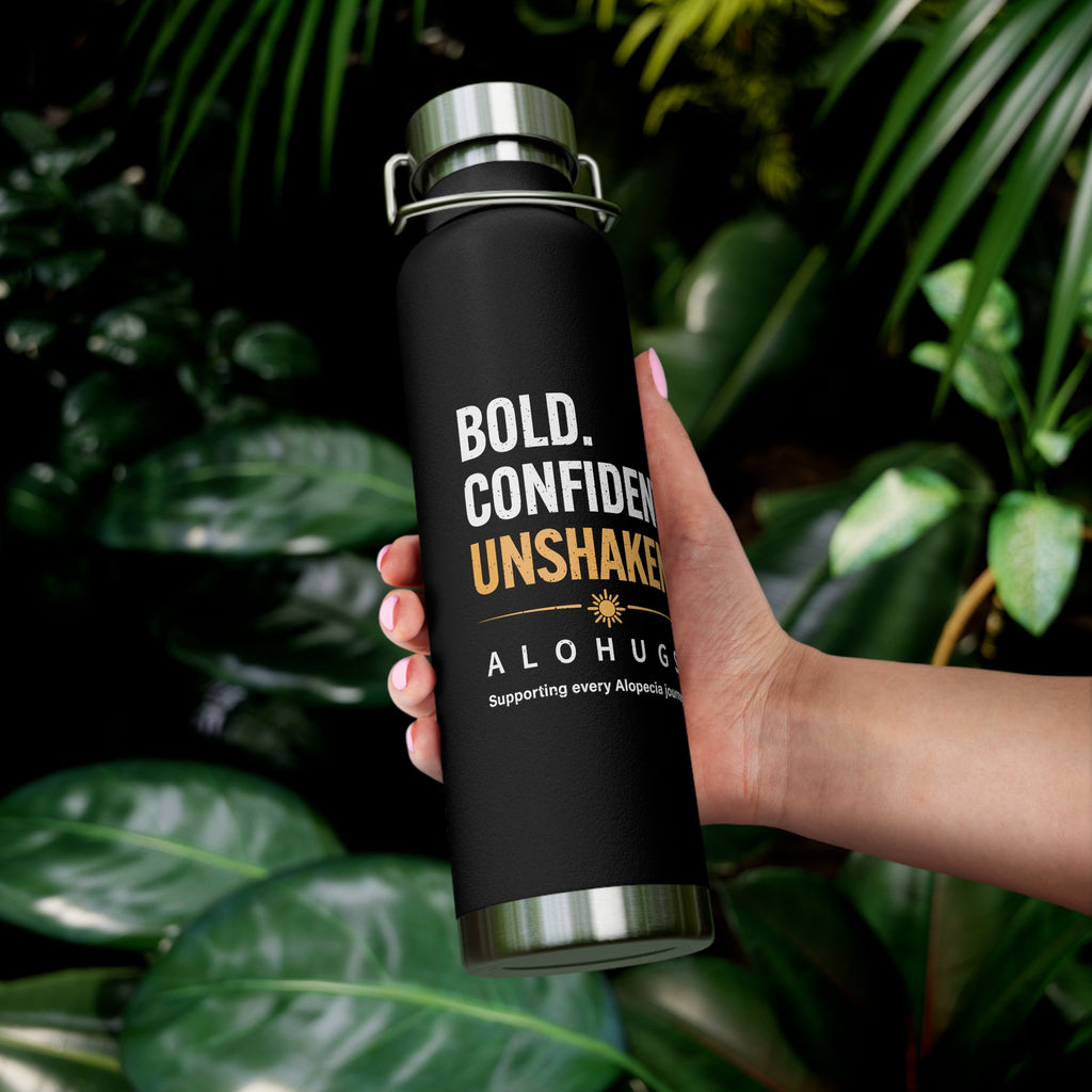 Bold Confident Unshaken Alohugs Water Bottle